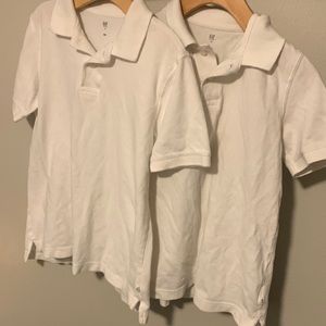 Gap Kids 2 XL Boys White Polos